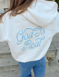 God Is Real Unisex Hoodie Christian Sweatshirt