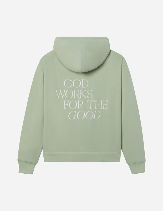 God Works for the Good Unisex Hoodie Christian Sweatshirt