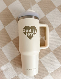 God is Love 40 oz Tumbler Christian Tumblers
