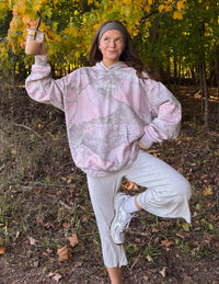 God's Girl Pink Camo Midweight Hoodie Christian Sweatshirt