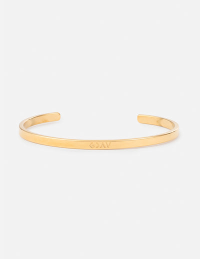 Gold Highs and Lows Cuff Bracelet Christian Jewelry