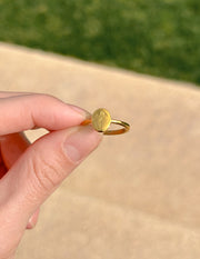 Elevated Faith Gold Wildflower Ring Christian Ring