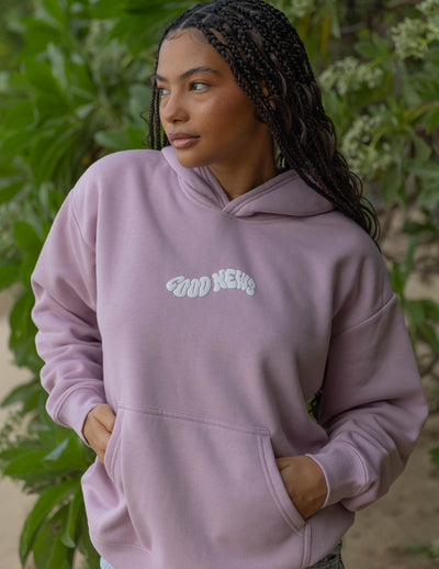 Good News Pink Unisex Hoodie Christian Unisex Sweatshirt