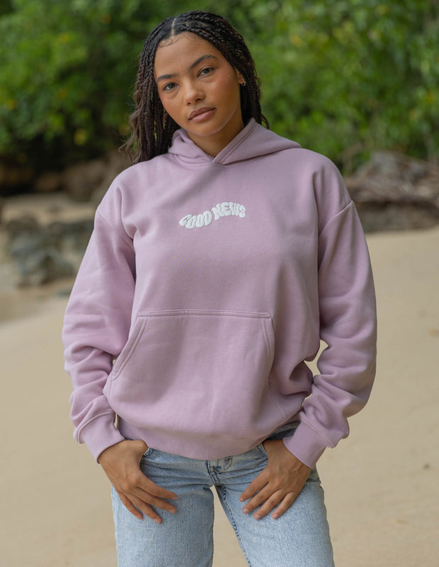 Good News Pink Unisex Hoodie Christian Unisex Sweatshirt