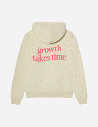 Growth Takes Time Allover Floral Unisex Hoodie Christian Sweatshirt