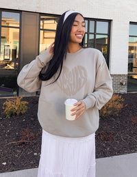 Heart Jesus Unisex Crewneck Christian Sweatshirt