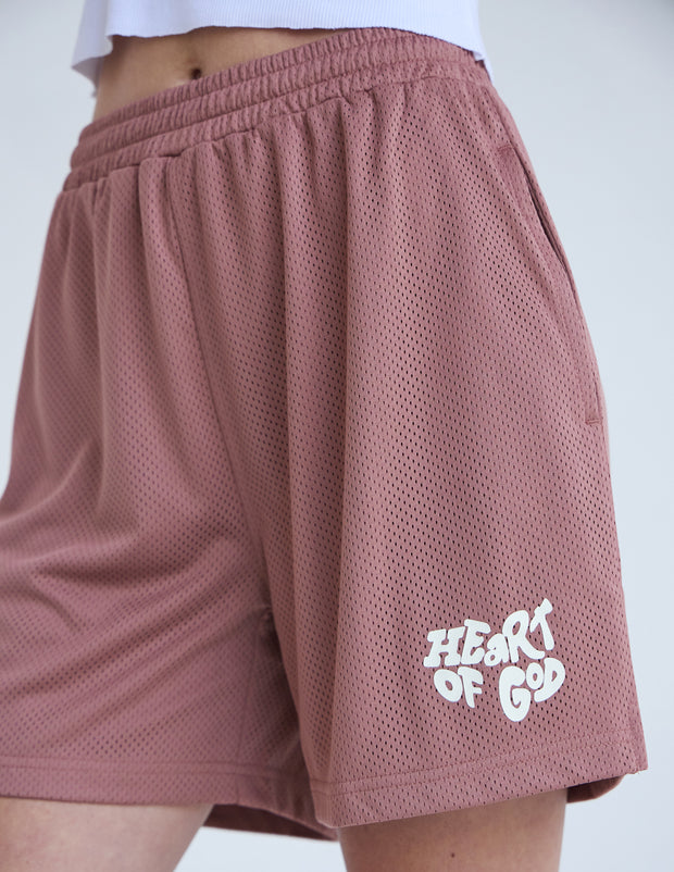 Heart of God Unisex Mesh Short Christian Apparel