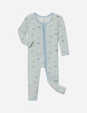 Heaven Bamboo Convertible Footed Onesie Christian 2-Way Zip Baby Sleeper