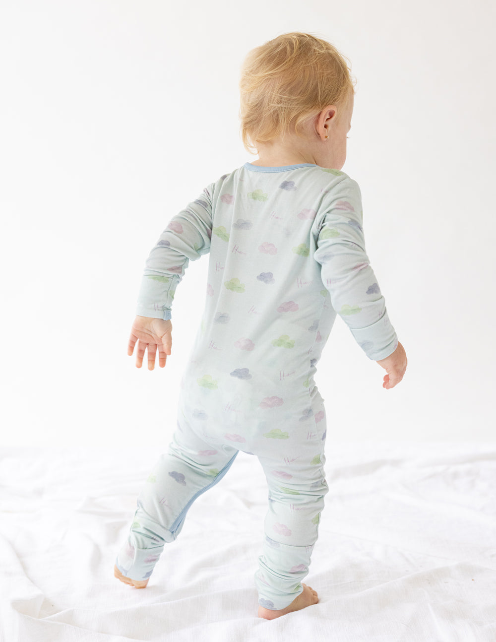 Heaven Bamboo Convertible Footed Onesie | Elevated Faith