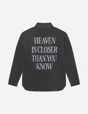 Heaven Is Closer Shacket Christian Jacket