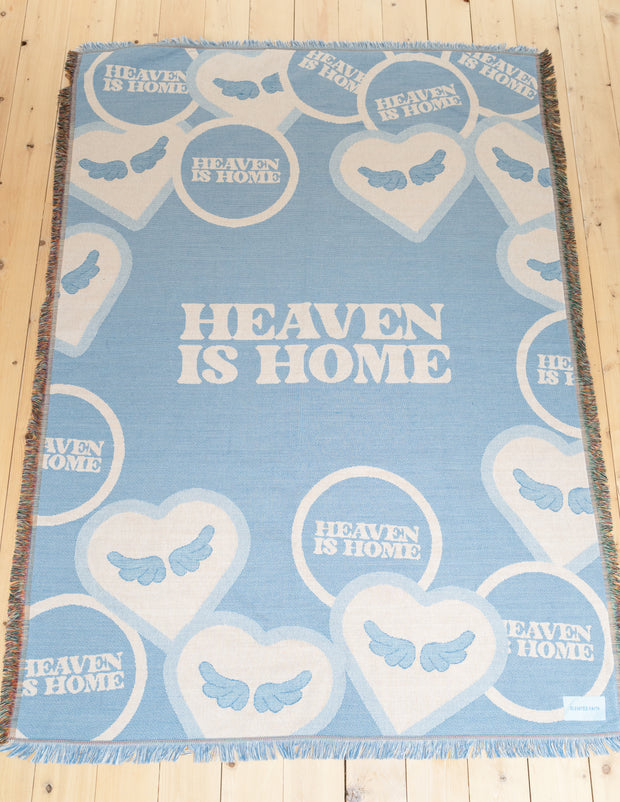 Heaven Is Home Throw Blanket Christian Home Decor