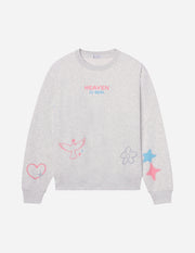 Heaven Is Real Unisex Crewneck Christian Sweatshirt