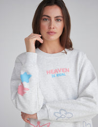 Heaven Is Real Unisex Crewneck Christian Sweatshirt