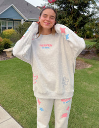 Heaven Is Real Unisex Crewneck Christian Sweatshirt