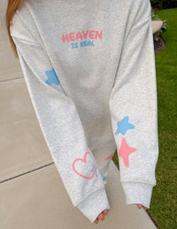 Heaven Is Real Unisex Crewneck Christian Sweatshirt