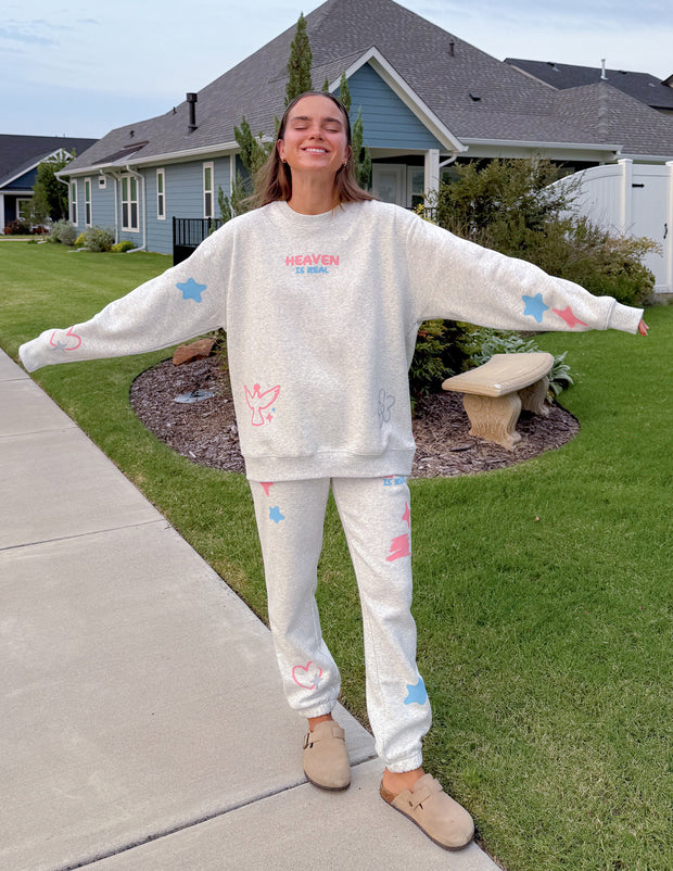 Heaven Is Real Unisex Crewneck Christian Sweatshirt