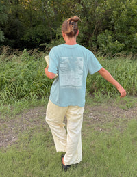 Heaven Meets Earth Blue Unisex Tee Christian T-Shirt