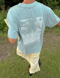 Heaven Meets Earth Blue Unisex Tee Christian T-Shirt