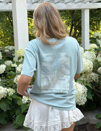 Heaven Meets Earth Blue Unisex Tee Christian T-Shirt