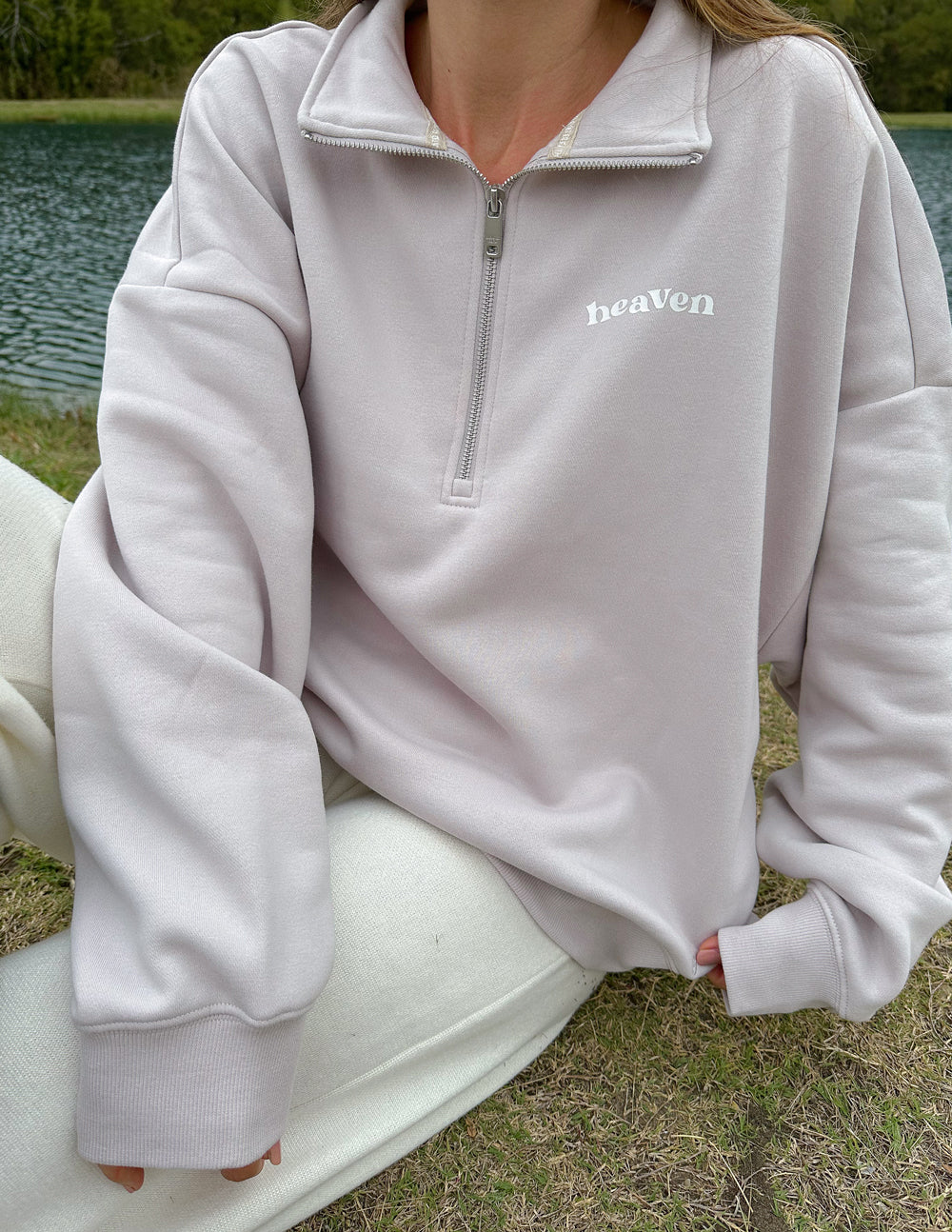 Heaven Women's Half-Zip Jacket | Outerwear | Elevated Faith