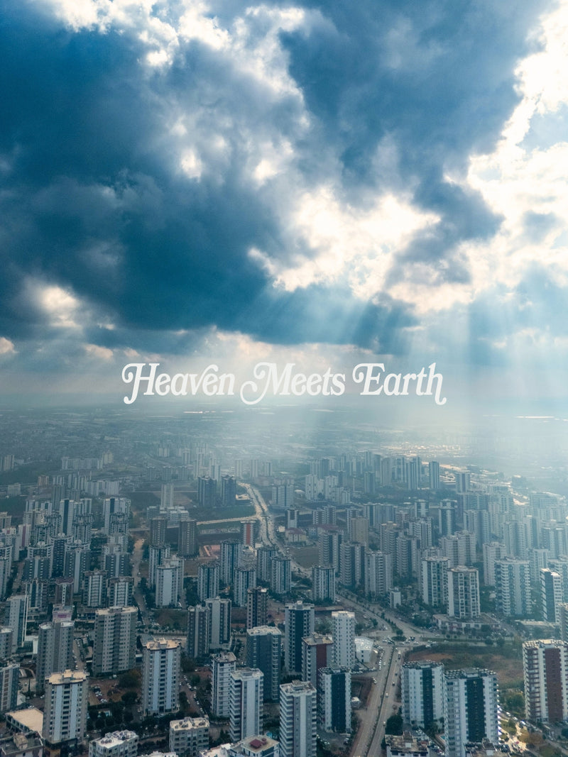 Heaven Meets Earth Blue Unisex Tee
