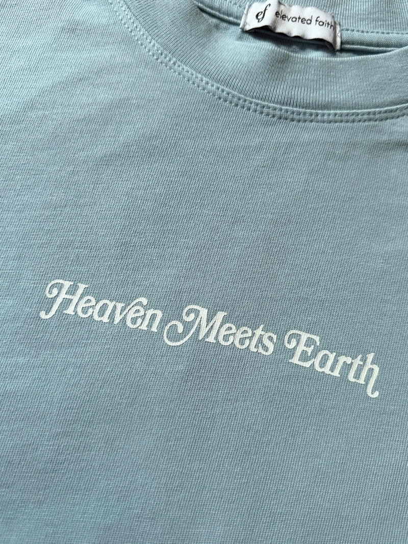 Heaven Meets Earth Blue Unisex Tee
