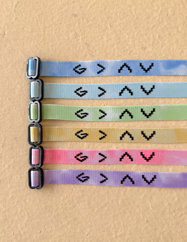 Elevated Faith Highs and Lows Tie-Dye Bracelet Pack Christian Wristband