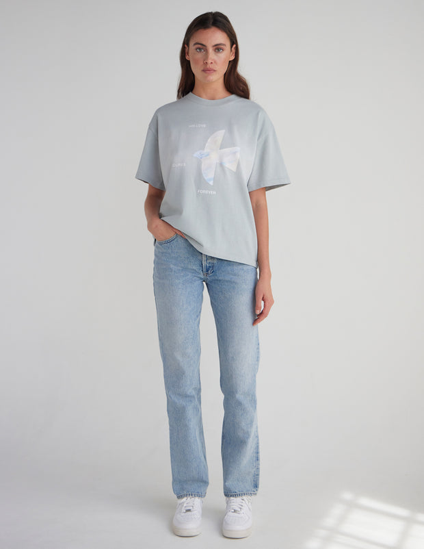 His Love Endures Forever Heavyweight Tee Christian Premium T-Shirt