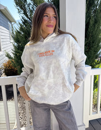 I Believe in Miracles Camo Unisex Hoodie Christian Sweatshirt