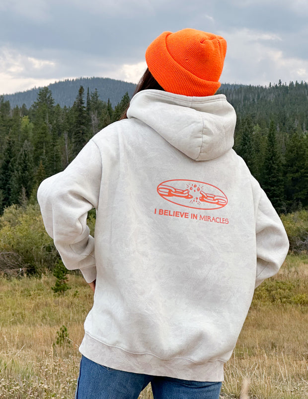 I Believe in Miracles Camo Unisex Hoodie Christian Sweatshirt