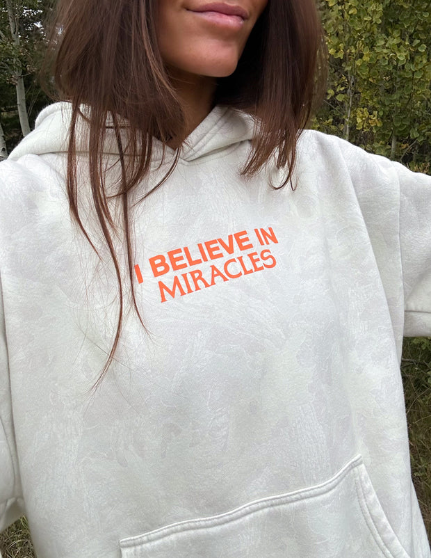 I Believe in Miracles Camo Unisex Hoodie Christian Sweatshirt