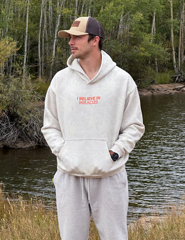 I Believe in Miracles Camo Unisex Hoodie Christian Sweatshirt
