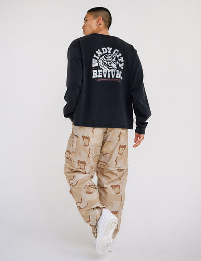 In Chicago as It Is in Heaven Long Sleeve Heavyweight Tee Christian Premium T-Shirt