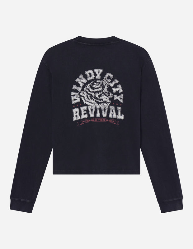 In Chicago as It Is in Heaven Long Sleeve Heavyweight Tee Christian Premium T-Shirt