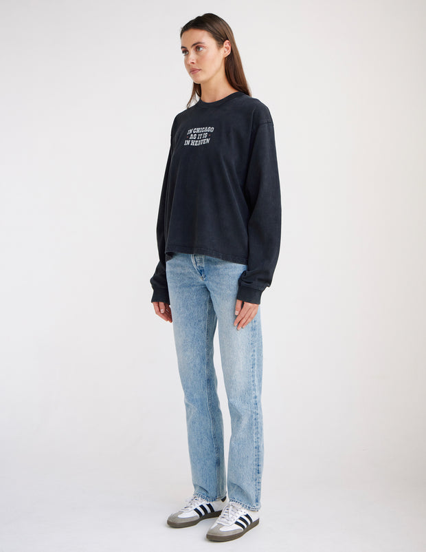 In Chicago as It Is in Heaven Long Sleeve Heavyweight Tee Christian Premium T-Shirt