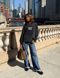 In Chicago as It Is in Heaven Long Sleeve Heavyweight Tee Christian Premium T-Shirt