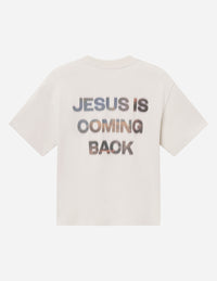 Jesus Is Coming Back Heavyweight Tee Christian Premium T-Shirt