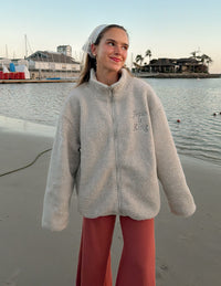 Jesus Is King Fleece Full-Zip Jacket Christian Outerwear