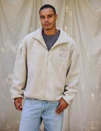 Jesus Is King Fleece Full-Zip Jacket Christian Outerwear