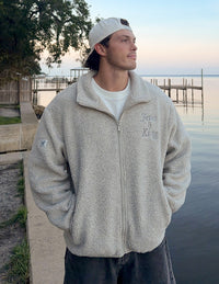 Jesus Is King Fleece Full-Zip Jacket Christian Outerwear