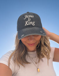Jesus Is King Hat Christian Accessories