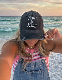 Jesus Is King Hat Christian Accessories