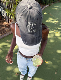 Jesus Is King Hat Christian Accessories