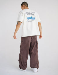 Jesus Loves New York Heavyweight Tee Christian Premium T-Shirt