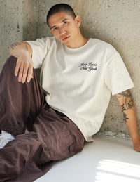 Jesus Loves New York Heavyweight Tee Christian Premium T-Shirt