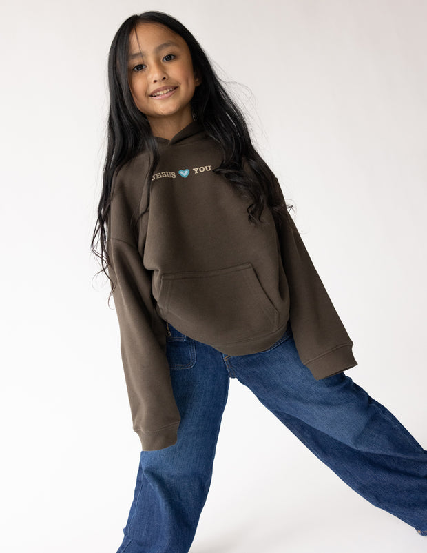 Jesus Loves You Kids Hoodie Christian Children's Sweatshirt