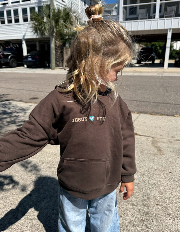 Jesus Loves You Kids Hoodie Christian Children's Sweatshirt