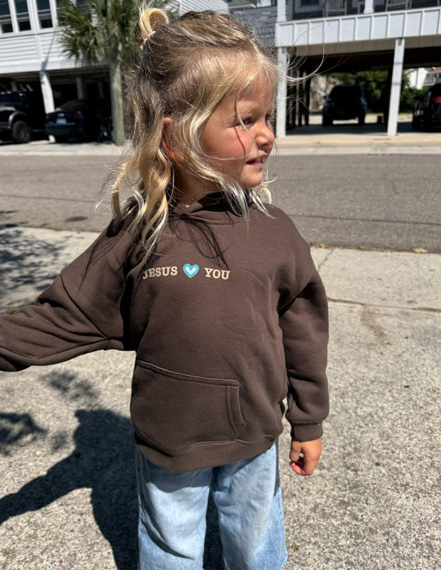 Jesus Loves You Kids Hoodie Christian Children's Sweatshirt