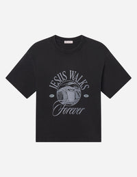 Jesus Walks Heavyweight Tee Premium Christian T-Shirt
