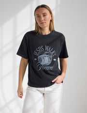 Jesus Walks Heavyweight Tee Premium Christian T-Shirt